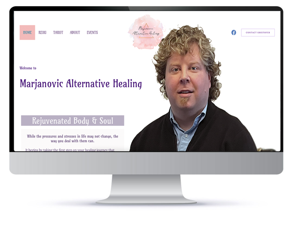 Marjanovic Alternative Healing - site redesign and principal photography.
